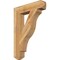 Ekena Millwork Funston Craftsman Rough Sawn Bracket, Western Red Cedar, 6"W x 30"D x 42"H BKT06X30X42FST04RWR - alternate 1
